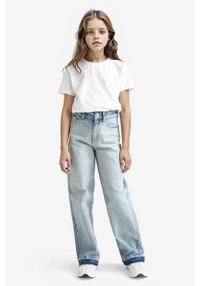 Defacto Kız Çocuk 90s Wide Leg Geniş Paça Jean Pantolon F7540a825aunm39 Mavi Defacto Kız Çocuk 90s Wide Leg Geniş Paça Jean Pantolon F7540a825aunm39 Mavi