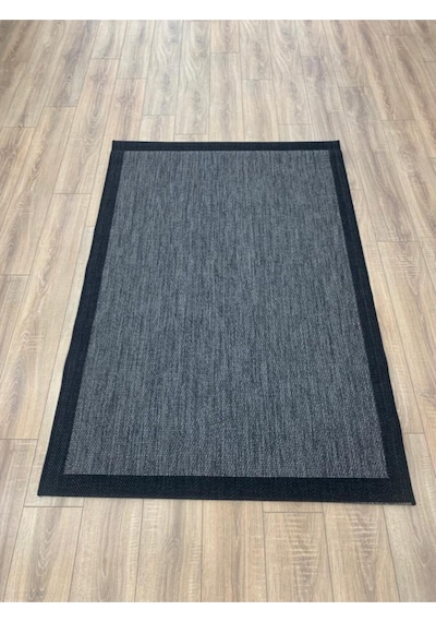 Saraz Halı Sisal Bordürlü Jut Hasır Halı 9714