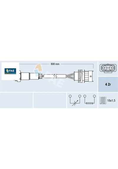 Oksijen Sensörü Astra G-corsa C-vectra B 1.4-1.6 Z16xe-z14xe Egsoz Borusuna Fae 25321313/ 855353/ 25324206/ 855360