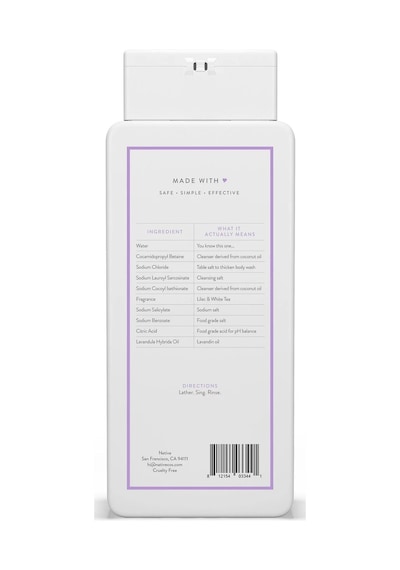Native Leylak & Beyaz Çay Vücut Şampuanı 532ml Leylak