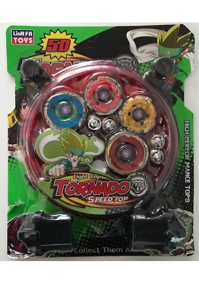 Beyblade Metal Fushion Tornado Clash 5d Arenalı 4 Lü Oyuncak Seti Diğer