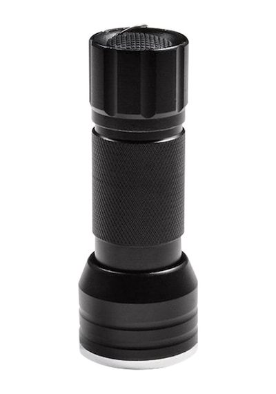 Ayt Powermaster Pm-6351 Uv Ultra Viyole Işıklı 21 Ledli 10 Cm Metal Pilli El Feneri Ultra Viole Para Kontrol Fener