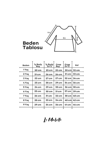 Le Mabelle Çok Renkli Uzun Kollu Yıldızlı Kız Çocuk Tül Crop Çok Renkli