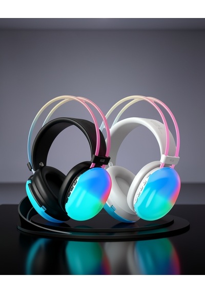 Kulak Üstü Kablosuz Rgb Işıklı Bluetooth Kulaklık Uczzzpg580kulaklıkkkkkkk3