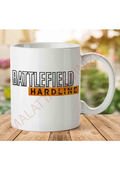 1-1695 Battlefield Hardline İki Tarafı Baskılı Kupa Bardak.jpg Çok Renkli