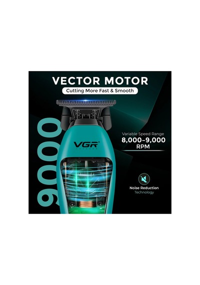 V-035t Sakal Ve Ense Çizim Makinesi Şarjlı Berber Trimmer - 9000 Rpm, Güçlü Batarya