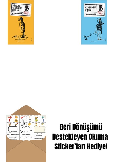 Oğullar Ve Rencide Ruhlar + Cehennem Çiçeği + Okuma Sticker'ları