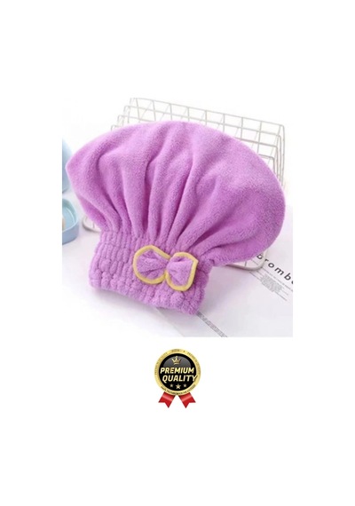 Premium Kalite Esnek Hızlı Emici Banyo Havuz Duş Mikrofiber Havlu Saç Kurutma Bonesi 30x25x16 Çok Renkli