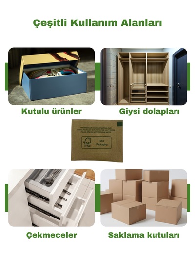 2 Gr 25 Adet Nem Alıcı Rutubet Giderici Küf Önleyici %100 Doğal