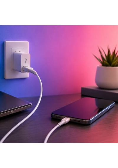 Nova Series Hp-nyk003 Usb-a To Micro Usb 3.1a Hızlı Şarj Ve Veri Transfer Kablosu 1 Metre Micro Usb Destekli Android Cihazlar Powerbank Ve Hoparlörler İle  Beyaz