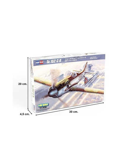 Hobbyboss 81701 1/48 Ölçek, Ta 152 C-0, Savaş Uçağı, Plastik Model Kiti-55832
