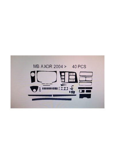 Mercedes Atego - Axor 2004 40 Parça Torpido Kaplama Renk Karbon