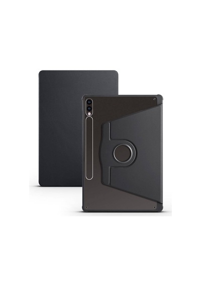 Zore Galaxy Tab S9 Plus Kılıf Uyumlu Termik Kalem Bölmeli Dönebilen Standlı Kılı Tablet Kılıfı