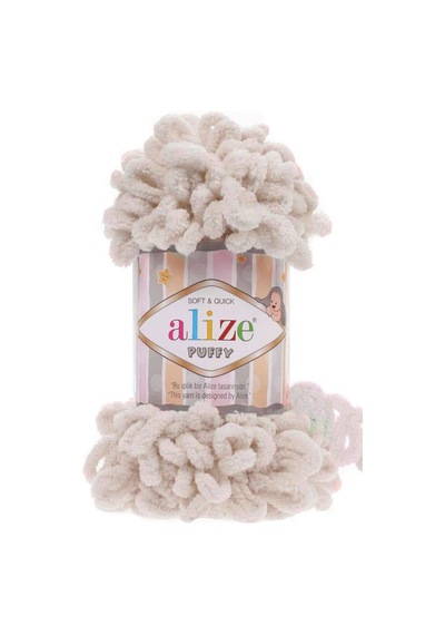 Alize Puffy El Örgü İpi Kemik 599