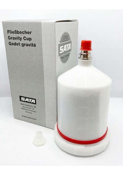 Sata 27243 Plastik Hazne (tabanca Kavanozu) 0.6 Lt