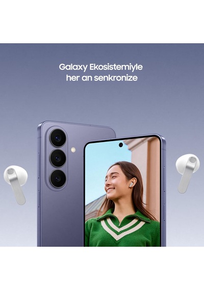 Samsung Uyumlu Galaxy Buds4, Beyaz, Metal Gövde, 1 Yollu Hoparlör, Ultra