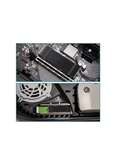 1 Adet M.2 Nvme Ssd Soğutucu Heatsink - 2280 Ssd İçin 1 Termal Ped Ve 3 Beyaz Bantlı - Pc Ve Ps5 Uyumlu M.2 Pcıe N Diğer