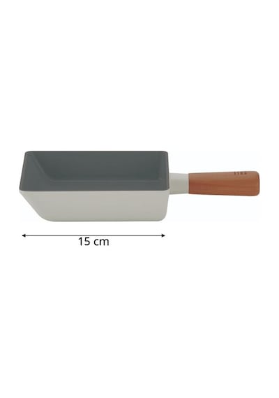 Neoflam Fika Alüminyum Döküm Omlet Tava Gri 15CM