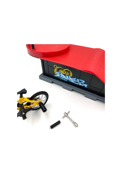 Craftivio Parkurlu Ve Sök Tak Aksesuarlı Mini Bmx Bisiklet Oyun Seti 3+ Yaş Çok Renkli