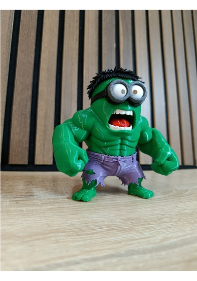 Minion Hulk Marvel Karakter Biblo - Çocuk Odası Ve Ofis İçin Eğlenceli Hediye Figür
