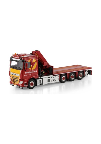 1/50 Bredenoord Daf Xf Space Cab My2017 8x2 Trıdem Wıth Palfınger Pk 65002 Sh