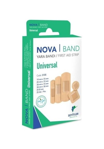 Nova Band Karma Yara Bandı 10 x 25 Adet