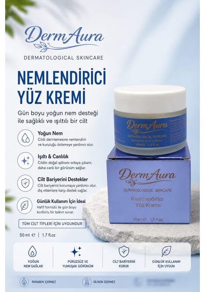 Dermaura Nemlendirici Yüz Kremi 50 ML