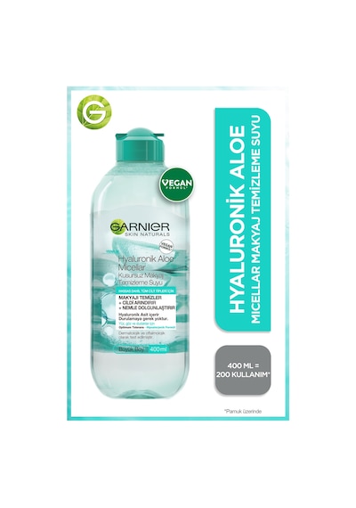 Garnier Micellar Hyaluronik Aloe Kusursuz Makyaj Temizleme Suyu 400 ML