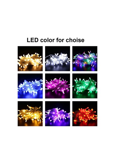 Dekoratif 100 Led 10 Metre Animasyonlu Yılbaşı Süs Ağaç Led