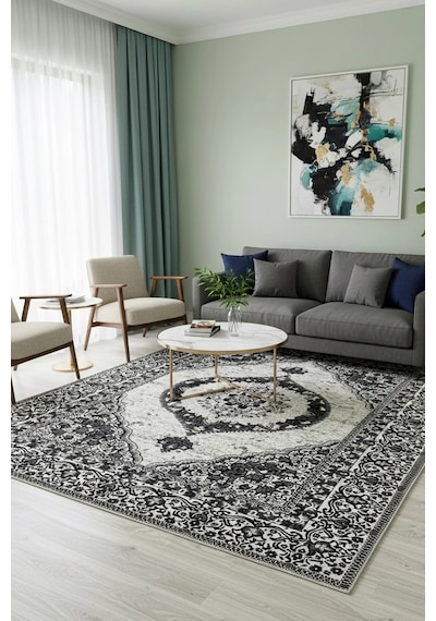Kilim Savan Çift Taraflı Modern Desenli Yıkanabilir Pamuklu Dokuma 1. Kalite 2x3 Metre Siyah Çok Renkli Kilim Savan Çift Taraflı Modern Desenli Yıkanabilir Pamuklu Dokuma 1. Kalite 2x3 Metre Siyah Çok Renkli