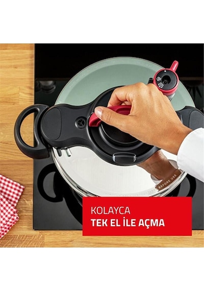 Tefal Clipso Minut Easy Düdüklü Tencere - 6l Açık Yeşil