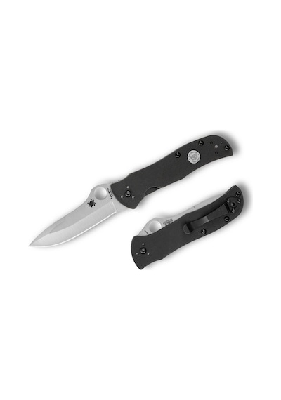 Spyderco Starmate Black G-10 Cpm 20cv Plainedge Kamp Çakı Siyah
