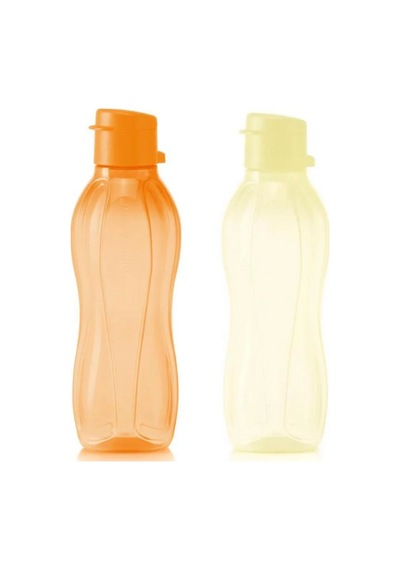 Eco Kolay Kapak Şişe 500 Ml Turuncu + Sür Mısır Sarı Suluk Matara Turuncu