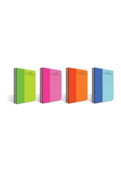 Bicolor 4 Adet A4 60 Yaprak Çizgisiz Plastik Defter