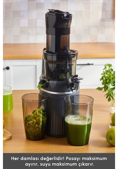 Karaca Fresh Press Slow Juicer Yavaş Sıkım Katı Meyve Sıkacağı