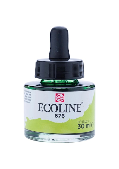 Talens Ecoline Sıvı Suluboya 30 Ml. 676 Grass Green Çok Renkli