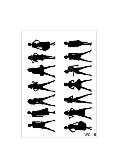 Stencil Şablon A4 Woman Collection Wc-16