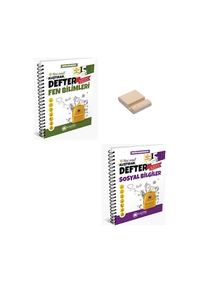 5. Sınıf Fen Bilimleri Ve Sosyal Bilgiler Alıştıran Defter