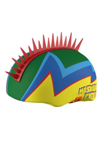 Maskara Extreme Mohawk Kask Kılıfı, Snowboard Kayak Bisiklet Kask Kılıfı Kırmızı Yeşil Mavi Sarı