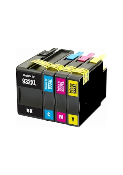 Hp Officejet 6600 Kartuş Set 4 Renk Takım Uyumlu Yüksek Kapasite 932xl-933xl