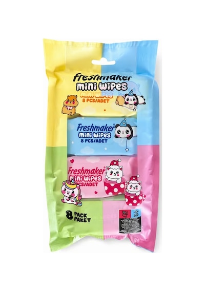 Freshmaker Mini Islak Cep Mendil 8li 8'li Set