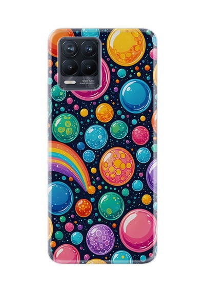 Realme 8 - 8 Pro Kılıf Boutique Baskılı Resimli Balonlar Pcode -014