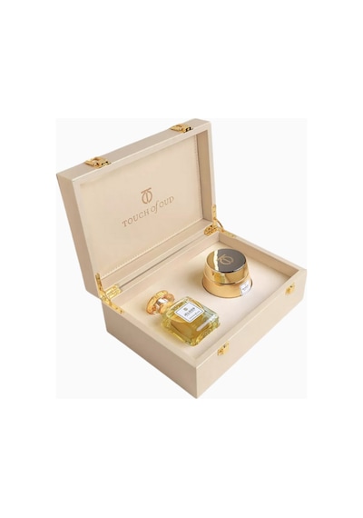 Touch Of Oud 2 Parça Özel Hediye Seti, Jelood Extrait De Parfum 80ml Ve Moroki Oud 24g Oda Kokusu, Koku Giderici Diğer