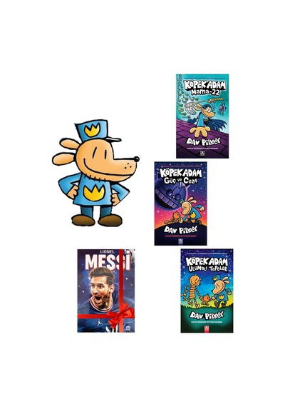 Köpek Adam Serisi 8,9,10 - Son 3 Kitap Set - Defter Hediyeli