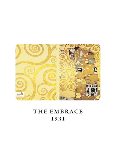 Gold Series - A6, Gustav Klimt 4'lü Defter Seti I, Çizgisiz, Toplam 192 Sayfa, Her Biri 48 Sayf