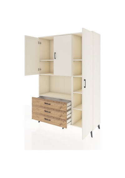 Hyperion Dolap 7 Raflı 3 Çekmeceli 3 Kapaklı 132x44x195 Aytaşı-aytaşı/çam Aytası/atlas Çam Hyperion Dolap 7 Raflı 3 Çekmeceli 3 Kapaklı 132x44x195 Aytaşı-aytaşı/çam Aytası/atlas Çam