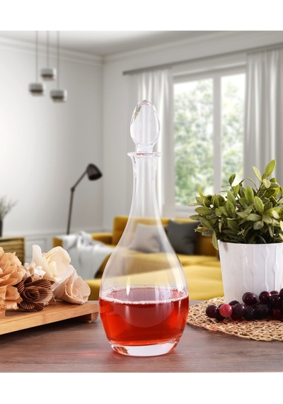 Karaf Şişe Cam Kapaklı 1,5 Litre