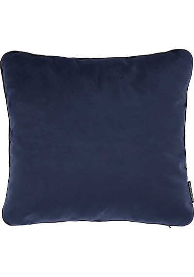 Biyeli Kırlent Yastık Kılıfı Lacivert Rengi 45x45