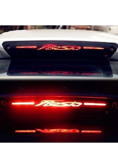 Ford Fiesta 2009 - 2016 Modeller Karbon Fiber Stop Lamba Filmi