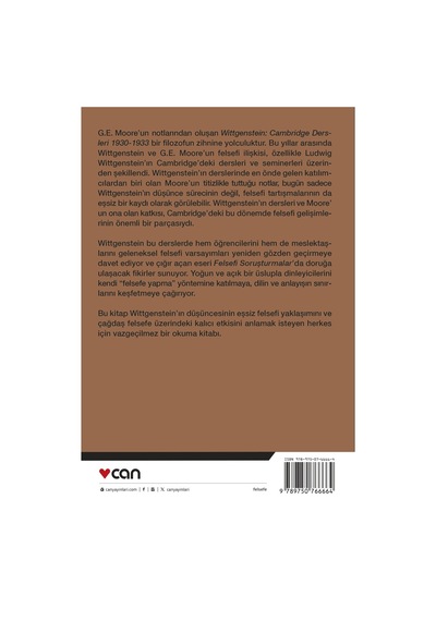 Wittgenstein: Cambridge Dersleri 1930-1933